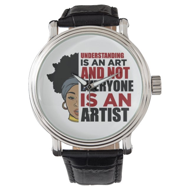 Montre Femme noire Africaine Américaine mélanine femmes s (devant)