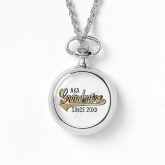 Montre Femme Wraparound Silver Watch Grand-mère/grand-mèr