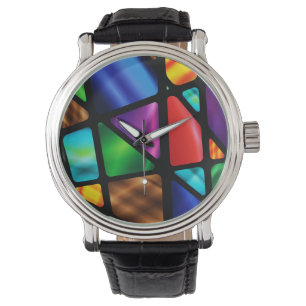 Montre Fenêtre en verre Abstrait