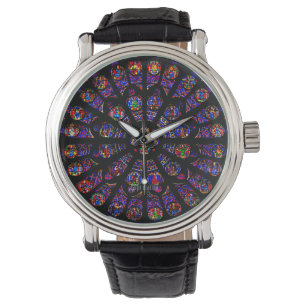 Montre Fenêtre rose du sud de Notre Dame