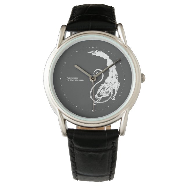 Montre Fenris est chien libre vider norse mythologie grun (devant)