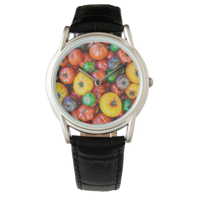 Montre Fermes | Récolte colorée de tomates (devant)