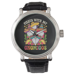 Montre Fête avec mes Gnomigos Gnome Cinco De Mayo