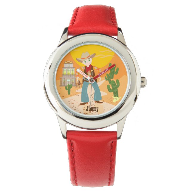 Montre Fête d'anniversaire pour enfant (devant)