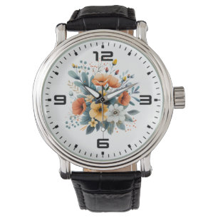 Montre Fête des Mères Fleurs Boho Clipart-61983