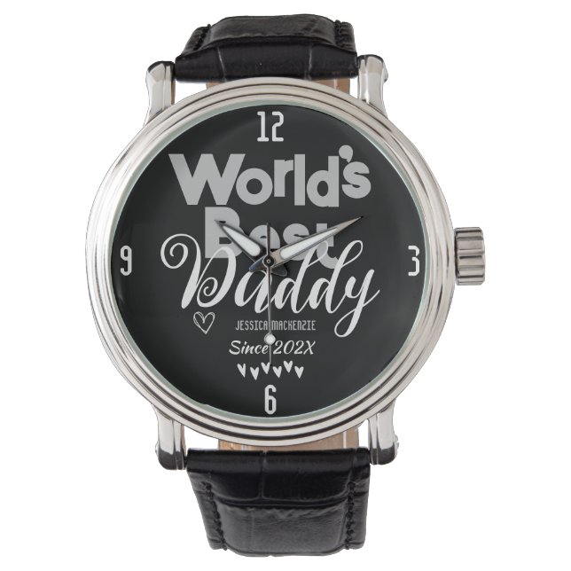 Montre Fête des pères personnalisée, le meilleur cadeau p (devant)