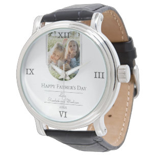 Montre Fête des pères photo Arch moderne   Blanc