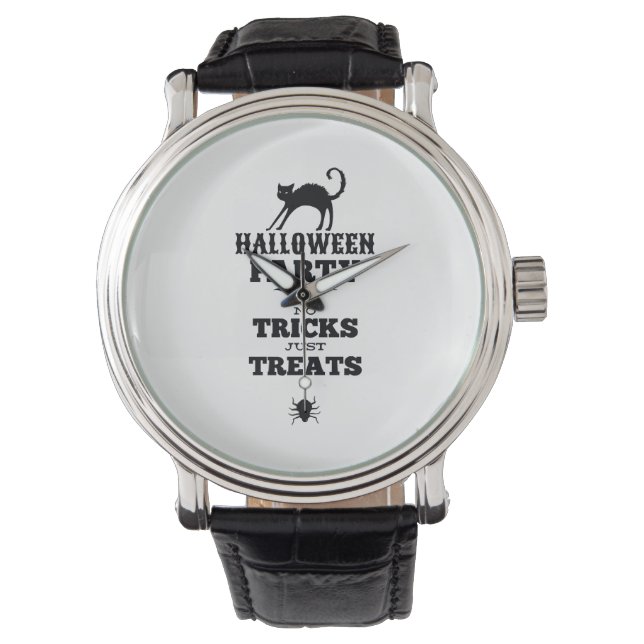 Montre Fête d'Halloween pas de friandises juste des trucs (devant)