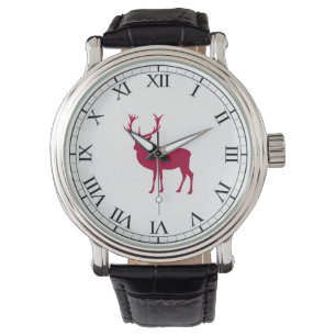 Montre Fête européenne des Red Deer Noël ou du Stag Party