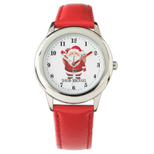 Montre fête Noël Père Noël ajouter nom Montrer