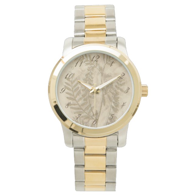 Montre Feuillage doré I (devant)