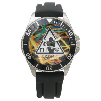 Montre FH WIRES Protector Black SILICON BAND WATT