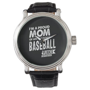 Montre Fier Maman d'un joueur de baseball génial