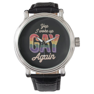 Montre Fierté gay arc-en-ciel gay CSD queer s'est réveill