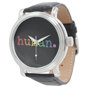 Montre Fierté Humaine LGBT Arc-en-ciel Égalité LGBTQ