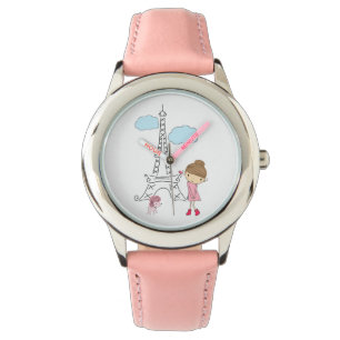 Montre Fille à Paris avec Poodle watch