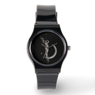 Montre Fille Lune Art Nouveau vintage