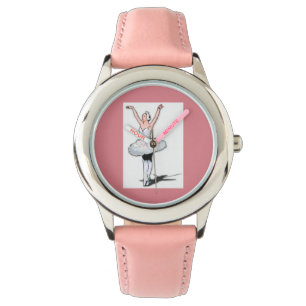 Montre Filles Ballet Danse Rose Cadeau Ballerina Regarder