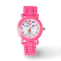 Filles mignonne rose Sloth Animal et nom Enfants