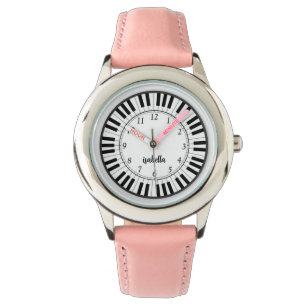 Montre Filles personnalisées Nom Parties scintillant Sang