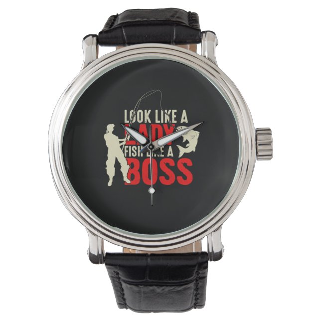 Montre Fisher Gift A Lady Fish Like A Boss (devant)