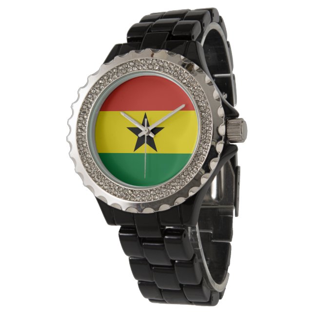 Montre Flag du Ghana (Incliné)