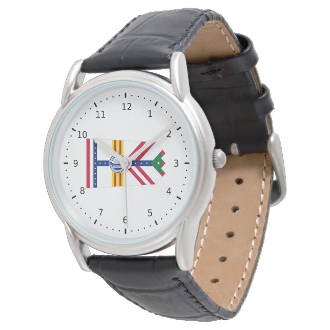 Montre Flag of Tampa, Floride (Incliné)