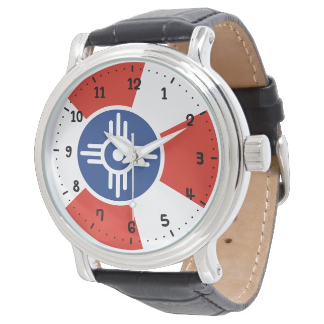 Montre Flag of Wichita, Texas (Incliné)