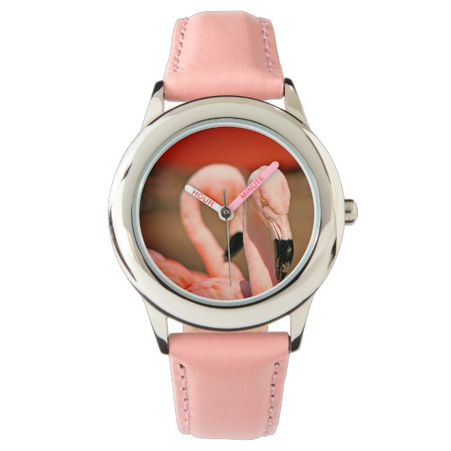Montre Flamant rose (devant)