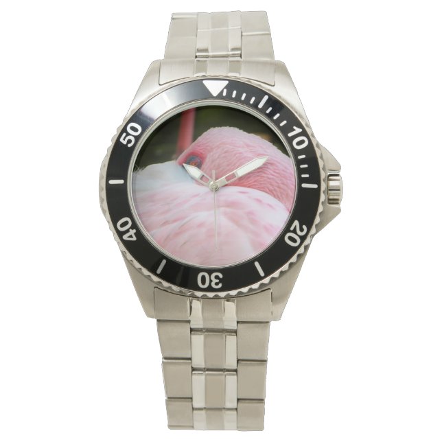 Montre Flamant rose (devant)