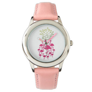Montre Flamant rose Enfant Watch Anniversaire Cadeau pour