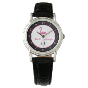 Montre Flamant rose rose Custom Classic Watch