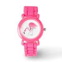 Flamant rose rose mignon Illustration simple