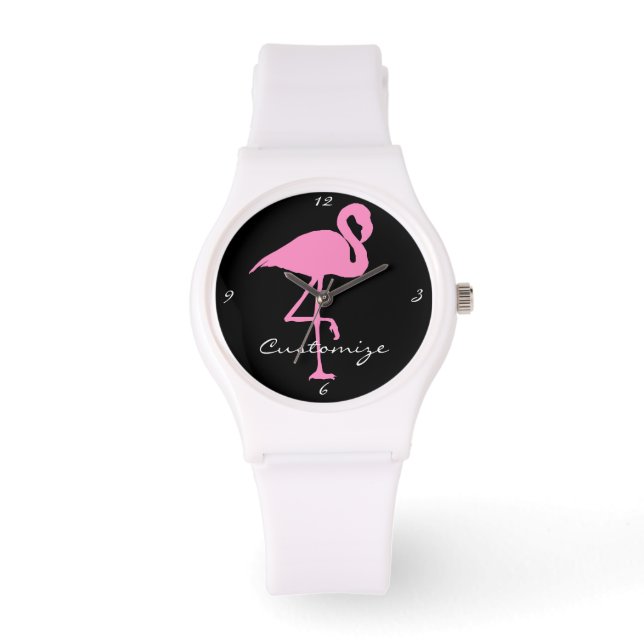 Montre Flamant rose rose Thunder_Cove Classic (Recto)