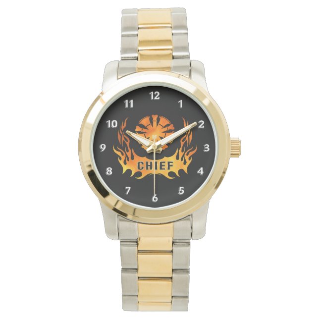Montre Flames des chefs d'incendie (devant)