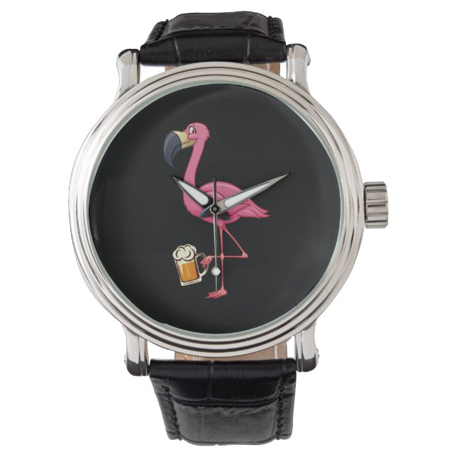 Montre Flamingo Drinking (devant)