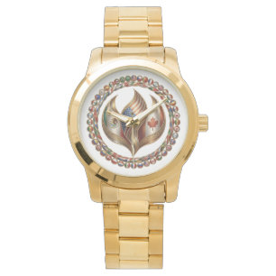 Montre Flamme de l'unité internationale avec emblème de d