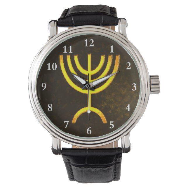 Montre Flamme de Menorah (devant)