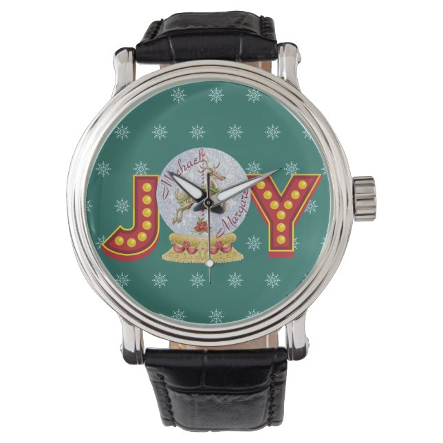 Montre Flèches de neige de Noël (devant)