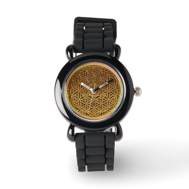 Montre Fleur de la vie / Blume des Lebens - médaille d'or (Recto)