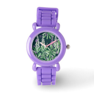 Montre Fleur de lupin 