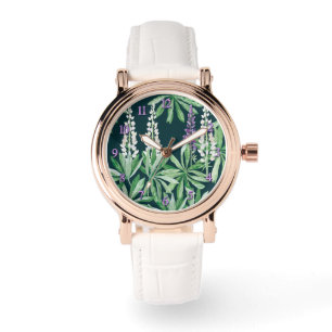 Montre Fleur de lupin 