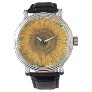 Montre Fleur de tournesol vintage par Basilius Besler