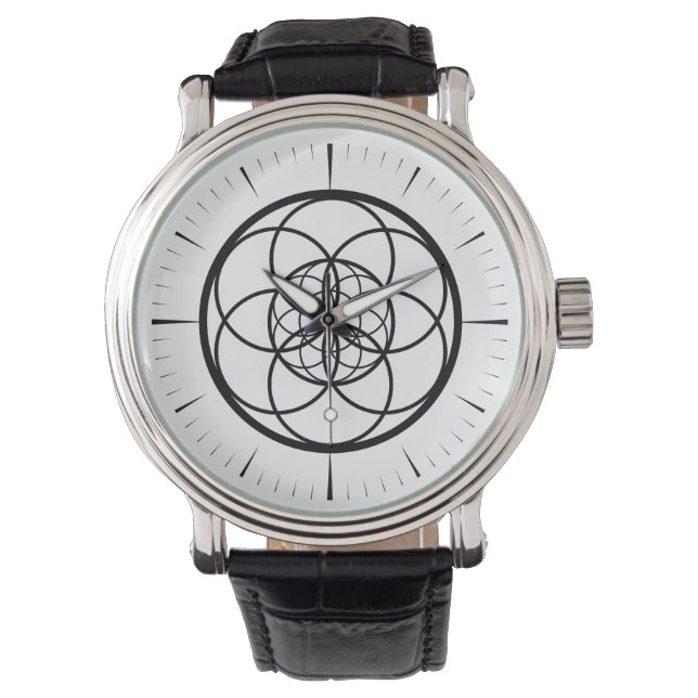 montre fleur de vie (devant)
