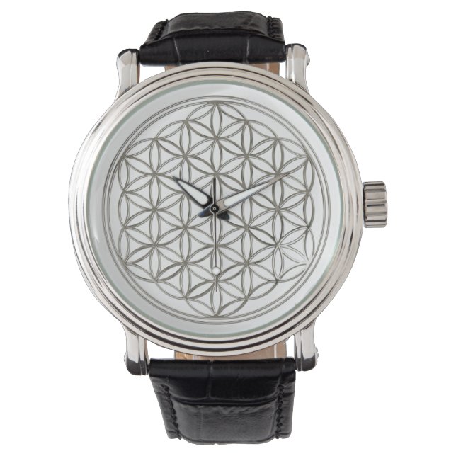 Montre Fleur de vie - BiColor (devant)