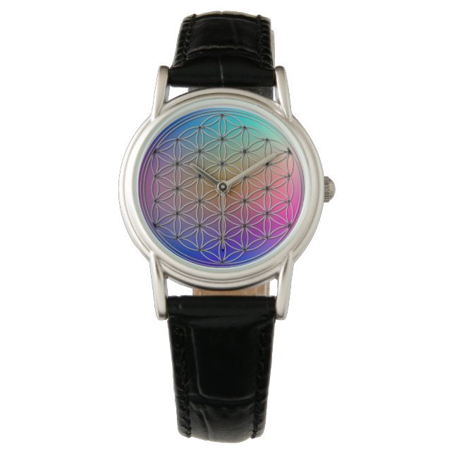 Montre Fleur de vie Blume des Lebens Romantique (devant)