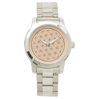 Montre Fleur de Vie holographique Géométrie sacrée