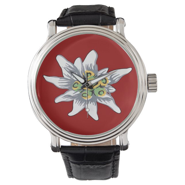 Montre Fleur Edelweiss (devant)