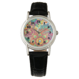 Montre Fleur Et Roues Art Nouveau Abstrait