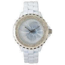 Fleur imaginaire fractale bleue douce et tendresse